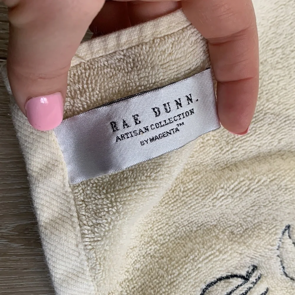 Rae Dunn Duck “Rub Dub Dub” Bathroom Hand towel